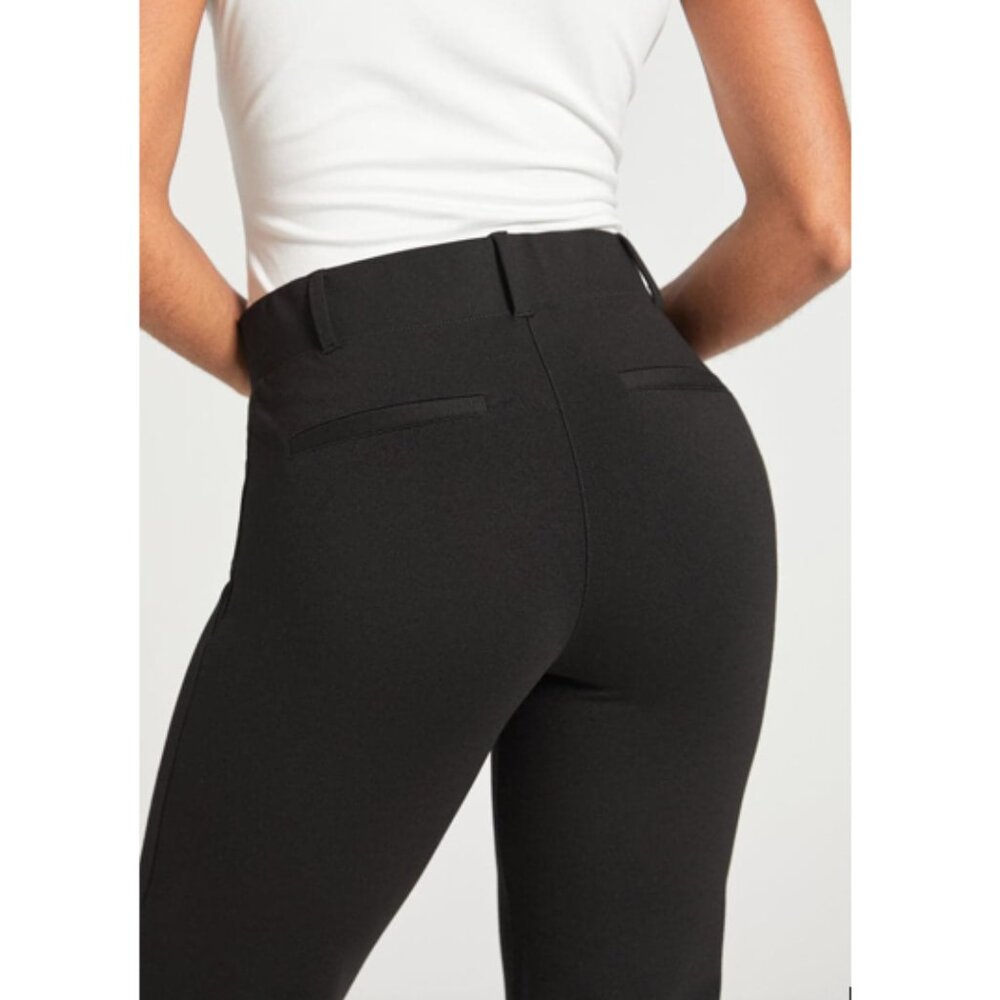 Betabrand Classic Dress Pants Yoga Comfort Pull On Straight Leg Size M - Picture 3 of 15